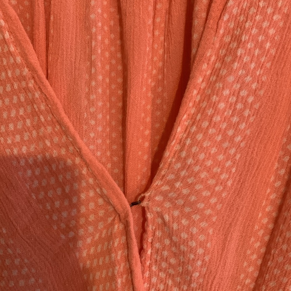 Maeve Pink Surplice Top (L) - Picture 2 of 6